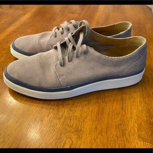 Cole Haan mens grey suede shoes size 10